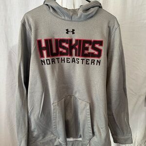 Men’s XL Under Armour Gray Northeastern Huskies Hoodie